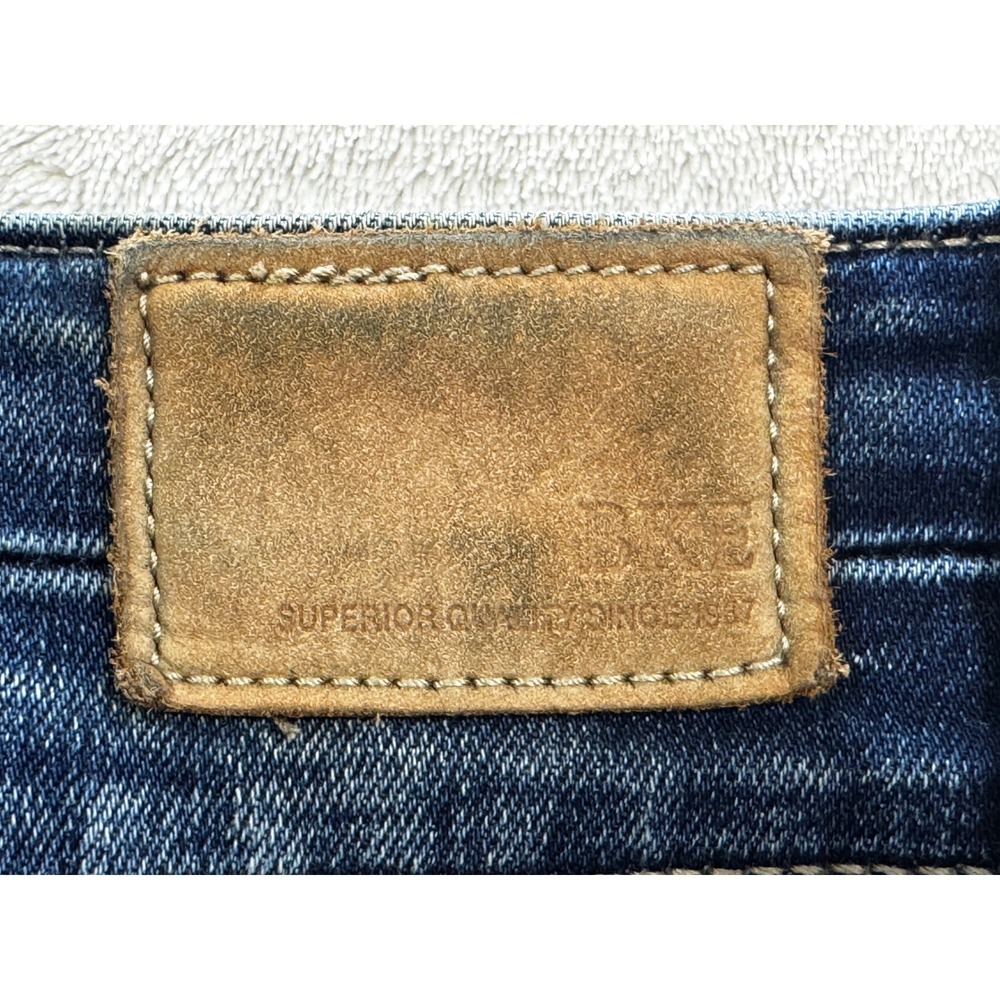 BKE Womens Billie High Rise Distressed Skinny Blue Jeans 25 Meas: 24x28.5 - Picture 3 of 7